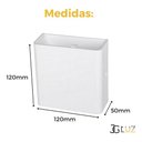 Ver imagem 5 de Arandela Opus com Led Integrado 3w 3000k (branco Quente) Interna e Externa Branco Bivolt - Hm 34966