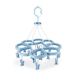 Mini Varal com 16 Prendedores - Azul - 1