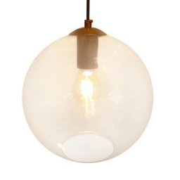 Pendente New Boru Cobre com Globo Âmbar 25cm para 1 Lâmpada E27 - NEWBORU-CO2 - 2
