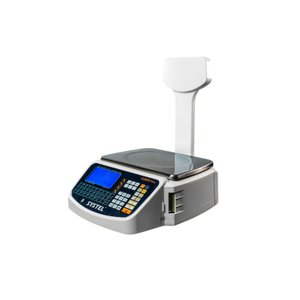Balança Systel Cuora Max Torre Branca 30kg com Impressora Integrada
