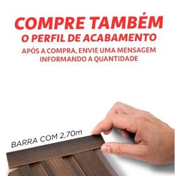 Painel Ripado Versátil: 01 unid. 270x110cm larg. Talatto Painéis Peroba - 4