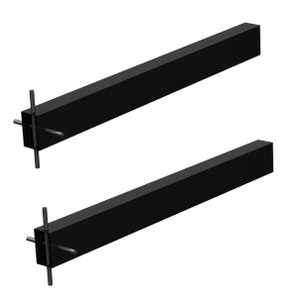 Mf Multiforma - 2 Suportes Pia Chumbar Bancada Mesa 40 Cm Preto