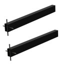 Ver imagem 1 de Mf Multiforma - 2 Suportes Pia Chumbar Bancada Mesa 40 Cm Preto