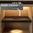 Ver mais imagens de Rack Bancada Gamer Geek Madeira Metal xbox com LED Incluso