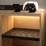Rack Bancada Gamer Geek Madeira Ps5 com LED Incluso - 6