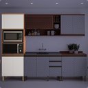 Ver imagem 7 de Paneleiro Torre Quente para Forno-micro-ondas com 3 Portas Multimóveis Cr20401 Freijó-branco