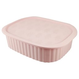 Cesto com Tampa e 10 Divisórias - Rosa - 3