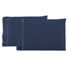 Kit Roupa de Cama Casal 3 Peças 400 Fios Toque Suave Cor:azul - 3