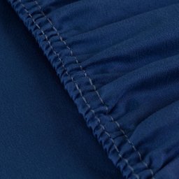 Kit Roupa de Cama Casal 3 Peças 400 Fios Toque Suave Cor:azul - 5