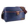 Bolsa Transversal Masculina - Azul/marrom - 4