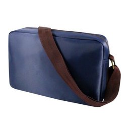 Bolsa Transversal Masculina - Azul/marrom - 5