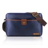Bolsa Transversal Masculina - Azul/marrom - 1