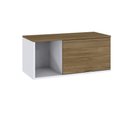 Ver imagem 1 de Armário Aéreo com Nicho e Porta Basculante 35x80x35cm Wlnp80 com Vermont Oak