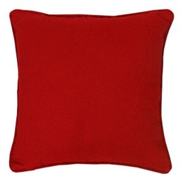 Almofada Valentina Vermelha Lisa (45 cm x 45 cm) - 1