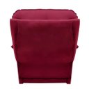 Ver imagem 5 de Poltrona Reclinável Elétrica Suede Vermelho