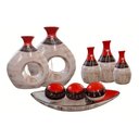 Ver imagem 1 de Vasos Decorativos em Cerâmica Cor e Brilho com Esferas