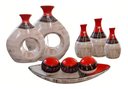 Ver imagem 1 de Vasos Decorativos em Cerâmica Cor e Brilho com Esferas