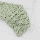 Ver imagem 5 de Manta Peseira de Maxi Tricot Queen 0,70x2,20m, Cor Verde Claro - Magma Cotton