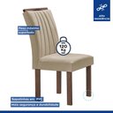 Ver imagem 7 de Mesa Kyra 170CMX90CM 6 Cadeiras Arizona Tampo Smart Plus Vidro Off White
