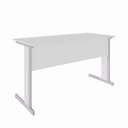 Ver imagem 3 de Mesa Retangular New City Pé Metálico Light 135 cm Cinza Cristal Gebb Work