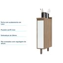 Ver imagem 5 de Balcão de Cozinha com Tampo 20 Cm 1 Porta de Abrir 1 Prateleira Mel Luciane Móveis
