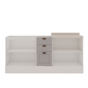 Ver imagem 5 de Armário de Cozinha Americana Completa Compacta Iluminata Genialflex Branco/fendi - Genialflex