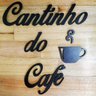 Frase Cantinho do café em MDF laminado tamanho 60 cm - 2