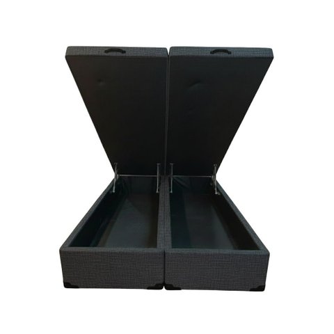Cama Box Baú King Bipartido 96 Diversas Cores (193x203x42)  - Linhão - Turim Petróleo