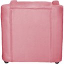 Ver mais imagens de Kit Namoradeira + 4 Poltronas Decorativas para Sala Mila Suede Cores Pé de Plastico Cromado