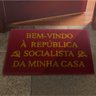 Tapete Capacho República Socialista Esquerda Decoração Comunismo Sovietico Soviet - 1
