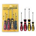 Ver imagem 1 de Kit Conjunto Chave de Fenda e Phillips Manutençao e Reparos