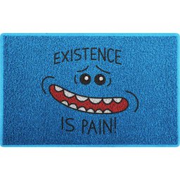 Tapete Capacho Rick And Morty Decoração Nerd Geek Cult Existence Is Pain - 2