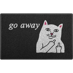 Tapete Capacho Go Away Va Embora Humor Funny Decoração Criativa - 2