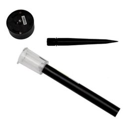 Espeto Jardim Led 0,1w Solar Deco 07 Preto 6500k Taschibra T - 2