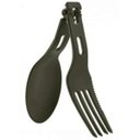 Ver imagem 1 de Kit 6 Talheres Dobráveis De Camping Bélica - VERDE