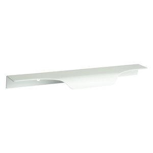 Kit 2 Puxadores de Alumínio para Armário 200 Mm Cor Branco Modelo Slim Wave Aluminium Decor