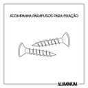 Ver imagem 6 de Kit 2 Puxadores de Alumínio para Armário 200 Mm Cor Branco Modelo Slim Wave Aluminium Decor