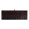 Teclado GAMER Redragon Kumara K552-2 PRETO com luz vermelha - 2