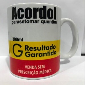 Caneca Personalizada Café Acordol Caixa Remédio