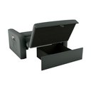 Ver imagem 4 de Sofá Cama Daiane 2 Lugares com Baú Veludo Maserati Cinza Matrix