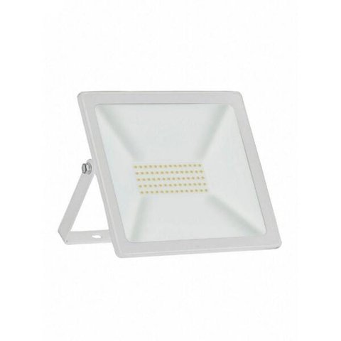 Refletor Holofote Branco Led Tr Slim 50w 6500k Taschibra