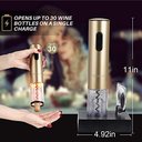 Ver imagem 4 de Secura Abridor Elétrico de Vinho Automático com Cortador de Lacre (champagne Gold)
