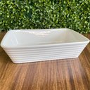 Ver imagem 6 de 5 Travessas Brancas de Porcelana 29x20x5cm Retangulares Línea Refratário para Gratinados