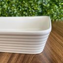 Ver imagem 4 de 5 Travessas Brancas de Porcelana 29x20x5cm Retangulares Línea Refratário para Gratinados