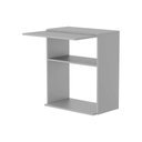 Ver imagem 2 de Armário Modular Aéreo 60cm 1 Porta MDP com Nicho para Micro-Ondas Branco Mercado Das Prateleiras