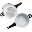 Ver imagem 3 de Panela de Pressão Indução Antiaderente Revestimento Cerâmico 4,2l Lecce Vanilla - Vista Home