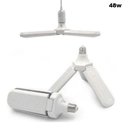 Ver imagem 4 de Lâmpada Luminária de Led em Pétala Potente p/ Salão Galpão Casa Bancada 48w