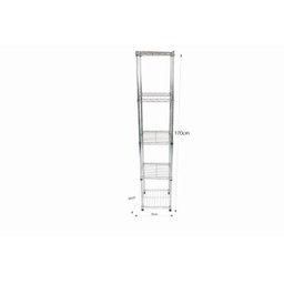 Estante de Aço Cromado com 5 Prateleiras Rack Aramados 1006 - 3