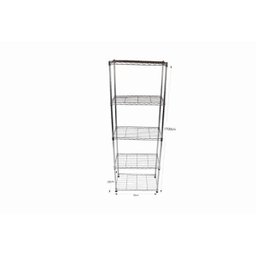 Estante de Aço Cromado com 5 Prateleiras Rack Aramados 1012 - 3