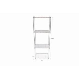 Estante de Aço Cromado com 4 Prateleiras Rack Aramados 1011 - 2